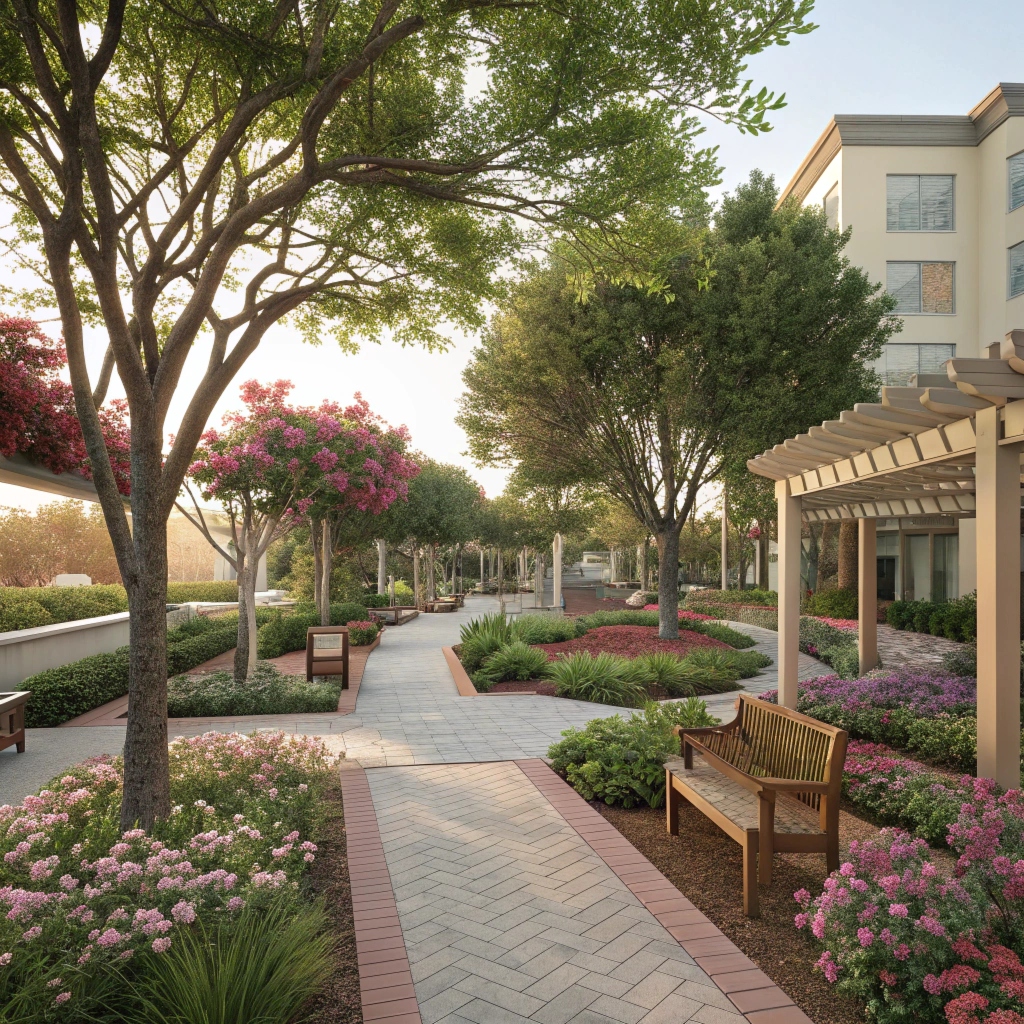 Aged material surface